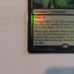 Famished Worldsire M 0182 -Foil Near Mint MTG Edge of Eternities NEVER PLAYED - Image 4