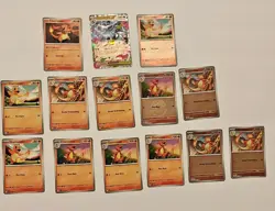 Pokemon TCG Pokemon 14-Card Lot Charmander Charmeleon Charizard - Image 2