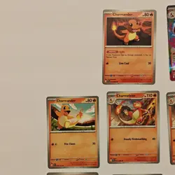 Pokemon TCG Pokemon 14-Card Lot Charmander Charmeleon Charizard - Image 3