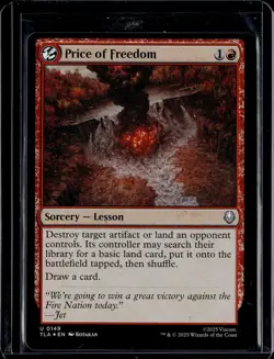 Price of Freedom - 149 - Foil - TLA - NM - MTG Magic the Gathering - Image 1