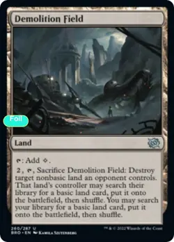 Demolition Field - Foil - BRO - 260 NM/LP - Image 1