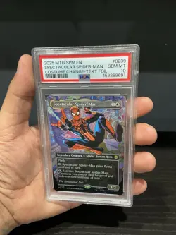 2025 MTG MARVEL'S SPIDER-MAN #0239 SPECTACULAR SPIDER-MAN PSA 10 - Image 1