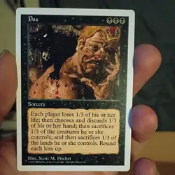 Pox MTG Core Set 5th Edition Regular - Image 1