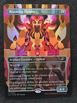 MTG: Lost Caverns of Ixalan - Roaming Throne (Borderless Foil) - Image 1