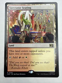 Spectator Seating Commander: Marvel Super Heroes Regular NM - Image 1