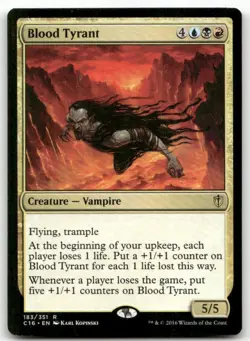 Blood Tyrant Commander 2016 MTG Moderately Played - Image 1