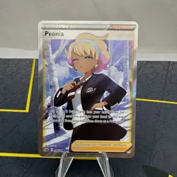 Peonia 196/198 Chilling Reign Pokemon TCG Full Art Trainer SWSH - Image 1