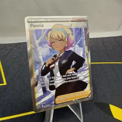 Peonia 196/198 Chilling Reign Pokemon TCG Full Art Trainer SWSH - Image 3