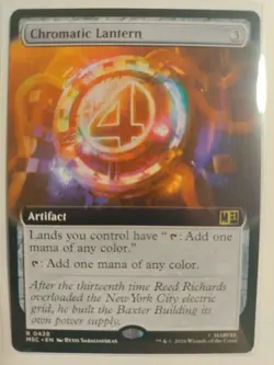 Chromatic Lantern Extended Art Commander: Marvel Super Heroes Regular Mtg 428 - Image 1