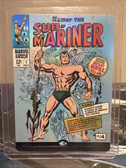 Namor the Sub-Mariner (Borderless) (0391) Marvel Super Heroes Foil - Image 1