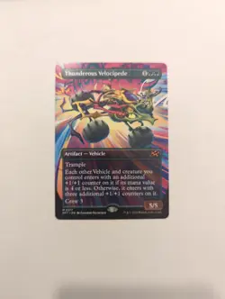 Thunderous Velocipede (Borderless) Aetherdrift Regular NM MTG - Image 1