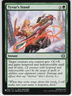 TYVAR'S STAND 190/271 UC NEAR MINT - Image 1