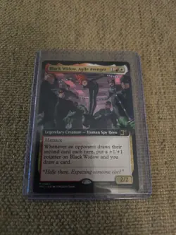 Magic: The Gathering Marvel Black Widow Agile Avenger Rare MTG MSC - Image 1