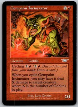 Gempalm Incinerator 94 Uncommon Legions Magic: The Gathering Lightly Played - Image 1