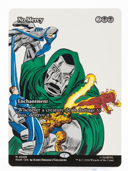 No Mercy Borderless MTG Marvel Super Heroes M0068 Mythic NM - Image 1