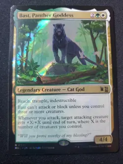 Bast, Panther Goddess (Surge Foil) Commander: Marvel Super Heroes Foil - Image 1