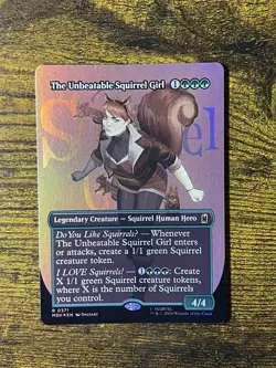 The Unbeatable Squirrel Girl (Borderless) Marvel Super Heroes Foil - Image 1