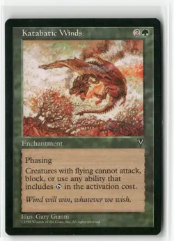 Katabatic Winds Rare Visions Magic: The Gathering Near Mint - Image 1