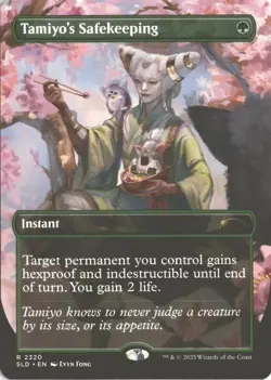 MTG Tamiyo's Safekeeping (Non-Foil) Borderless 2320 R Secret Lair Drop Series NM - Image 1