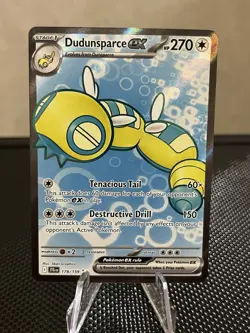 Pokemon Dudunsparce EX 178/159 Journey Together Ultra Rare - Image 1