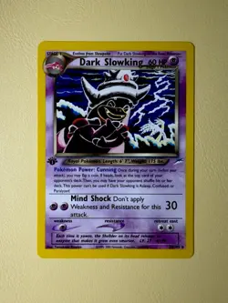 [NM] Dark Slowking Neo Destiny Rare 1st Edition 20/105 English Pokemon TCG - Image 1