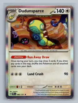 Dundunsparce 080/131 Rare Holo - Pokemon TCG Prismatic Evolutions - Image 1