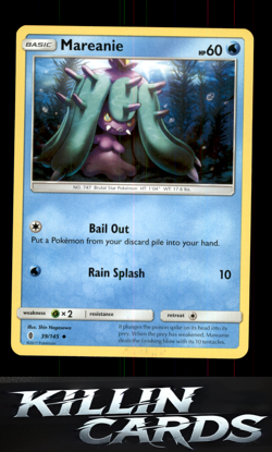 Mareanie 39/145 Pokemon Uncommon SM - Guardians Rising Card LP - Image 1