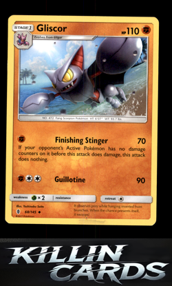 Gliscor 68/145 Pokemon Uncommon SM - Guardians Rising Card NM - Image 1