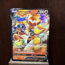Pokemon TCG Infernape V SWSH252 Sword & Shield Promo Holo English 200 HP - Image 1