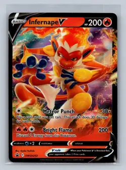 Infernape V SWSH252 Holo Promo Sword & Shield Promo NM Free Shipping - Image 1