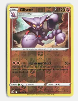 Gliscor 096/196 Rare Lost Origin Reverse Holo Near Mint - Image 1