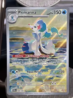 Pokemon TCG Primarina IR 088/084 Holo, Pitch Black New Set, NM Fast Shipping - Image 1