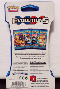 Pokemon TCG: XY Evolutions, Blister Booster Sleeved Pack From 2016 NEW SEALED - Image 2