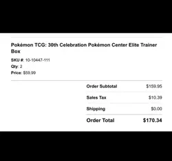 Sep 16thPRESALE 30th Anniversary Pokemon Center Exclusive ETB Elite Trainer Box - Image 2
