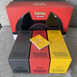 Pokemon **EMPTY** Shining Legends Super Premium Collection Inner Boxes Dividers - Image 1