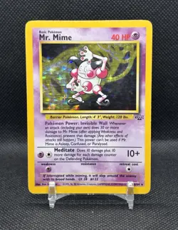 Mr. Mime 6/64 Holo Rare Unlimited Jungle 1999 Psychic 40 HP WOTC - Image 1