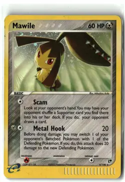 2003 Mawile ⭐ 9/100 Holo Rare Sandstorm Pokemon HP - Image 1