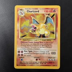 Pokemon TCG Base Set Charizard 4/102 Holo Rare Unlimited EN Wizards 1999 - Image 1