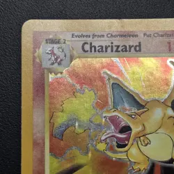 Pokemon TCG Base Set Charizard 4/102 Holo Rare Unlimited EN Wizards 1999 - Image 3