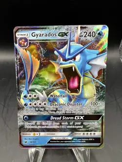 Pokemon Gyarados GX 18/111 Crimson Invasion NM - Image 1