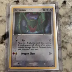 Pokemon Rayquaza Holo Rare 3/17, Pop Series 1, 2006 Promo - Image 1