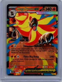 Pokemon TCG Chaos Rising Mega Pyroar ex - Image 1