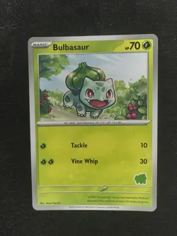 Bulbasaur Unconfirmed My First Battle Pokemon Near Mint White border stamped - Image 1