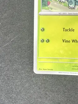 Bulbasaur Unconfirmed My First Battle Pokemon Near Mint White border stamped - Image 5