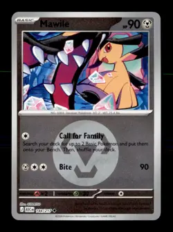 Mawile (Energy Symbol Pattern) 144/217 Ascended Heroes Pokemon Reverse Holo NM - Image 1