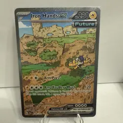 Pokemon TCG Iron Hands EX 248/182 SV Paradox Rift Holo- NM/M Condition - Image 1