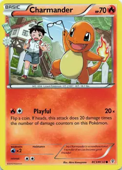 POKEMON Charmander #RC3/RC32 Generations: Radiant Collection NM - Image 1