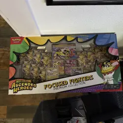 IN HAND-Pokemon Ascended Heroes Focused Fighters Premium Collection - Sam's Club - Image 1