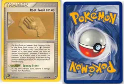 Root Fossil 92/100 Common Sandstorm Pokemon NM - Image 3