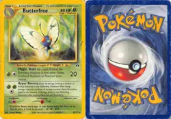 Butterfree 19/75 Rare Neo Discovery Pokemon HP/DMG - Image 3